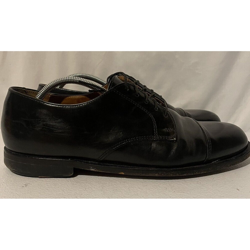 Cole Haan Men's Cap Toe Derby Oxfords Sz 11 M Black Leather Casual Dress Shoes